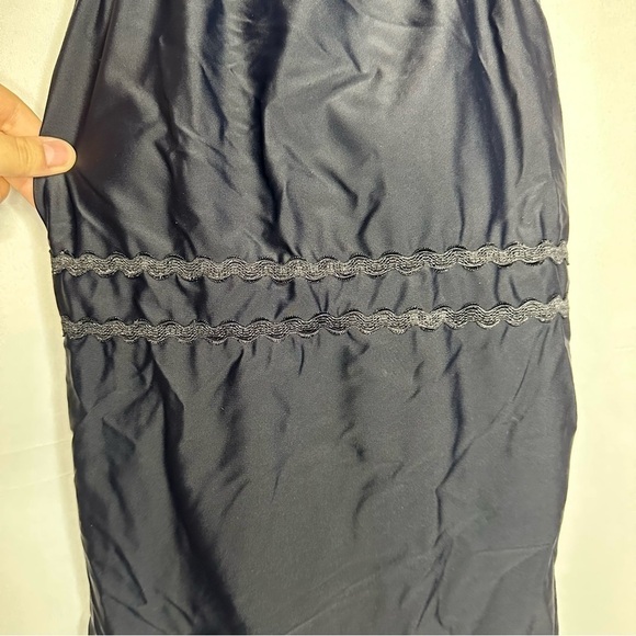 NWT Beachsissi Halter Tankini Top Criss Cross Black Swim Tank Women’s XL - Picture 3 of 9